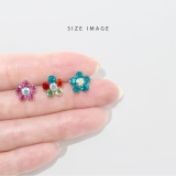 キャッチ ボディピアス 花 | ボディピアス専門店凛RIN | 詳細画像11