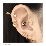 ハートかわいい 軟骨ピアス軟骨ボディーピアス ボディピピアス凛軟骨用 | ボディピアス専門店凛RIN | 詳細画像5 