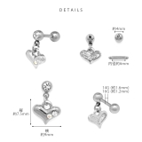 ハートかわいい 軟骨ピアス軟骨ボディーピアス ボディピピアス凛軟骨用 | ボディピアス専門店凛RIN | 詳細画像9 