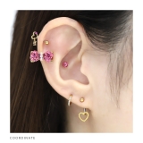 軟骨ピアス リボンりぼん 片耳ボディーピアスボディピ | ボディピアス専門店凛RIN | 詳細画像6