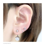 へそピアス かわいい ジュエルラインストーンフリンジゴージャス | ボディピアス専門店凛RIN | 詳細画像4 