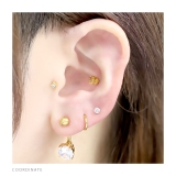 へそピアス かわいい ジュエルラインストーンフリンジゴージャス | ボディピアス専門店凛RIN | 詳細画像5 