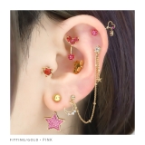スターヘソピアス へそぴあす星 ボディピアス | ボディピアス専門店凛RIN | 詳細画像7 