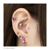 ボディピアス キャッチ0019 シルバーゴールド | ボディピアス専門店凛RIN | 詳細画像8 