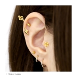 ボディピアス キャッチ0019 シルバーゴールド | ボディピアス専門店凛RIN | 詳細画像9 