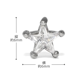 キャッチ ボディピアス スター | ボディピアス専門店凛RIN | 詳細画像12