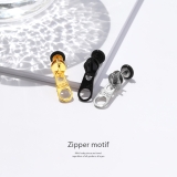 ボディピアス ジッパーチャック ハロウィンシルバー | ボディピアス専門店凛RIN | 詳細画像2 