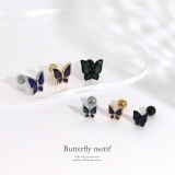 温度で色が変わる不思議なピアス バタフライ 軟骨ピアス | ボディピアス専門店凛RIN | 詳細画像2