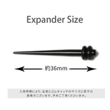[10G]拡張器 アクリルエキスパンダー 半透明 | ボディピアス専門店凛RIN | 詳細画像2 