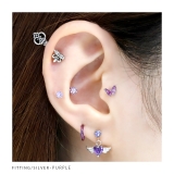 ボディピアス 天使翼軟骨ピアス エンジェル羽ハート | ボディピアス専門店凛RIN | 詳細画像7