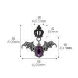 軟骨ピアス クラウン コウモリ | ボディピアス専門店凛RIN | 詳細画像13