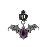 パープル | 軟骨ピアス クラウン コウモリ | ボディピアス専門店凛RIN