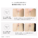 ステンレスピアス フープクロス十字架チャームセットジュエルキュービックジルコニア… | ボディピアス専門店凛RIN | 詳細画像13 