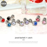 ピアス軟骨ピアス ジュエルかわいい サージカルステンレスストレートバーベル | ボディピアス専門店凛RIN | 詳細画像2 