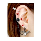 軟骨ピアス 十字架 バラ | ボディピアス専門店凛RIN | 詳細画像5 