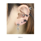 ボディピアス スパイラルバーベル サージカルステンレス軟骨ピアス | ボディピアス専門店凛RIN | 詳細画像12 