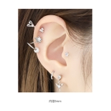 ボディピアス スパイラルバーベル サージカルステンレス軟骨ピアス | ボディピアス専門店凛RIN | 詳細画像14 
