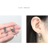 軟骨ピアス コブラ蛇スネークスタイリッシュ セグメントリング | ボディピアス専門店凛RIN | 詳細画像6 