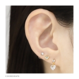 軟骨ピアス ジュエルハート揺れるチャームキュービックジルコニア ボディピアス | ボディピアス専門店凛RIN | 詳細画像6