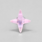 ピンク | 軟骨ピアス クロス十字架クリアオーロラホワイトピンクブルー透明 ボディピアス | ボディピアス専門店凛RIN