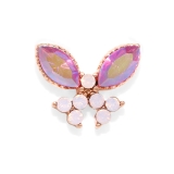 ピンクゴールド | 軟骨ピアス 蝶々バタフライジュエルキュービックジルコニアキラキラ ボディピアス | ボディピアス専門店凛RIN