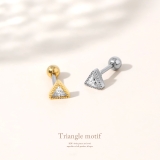 軟骨ピアス ジュエルトライアングル三角キュービックジルコニア ボディピアス | ボディピアス専門店凛RIN | 詳細画像2 