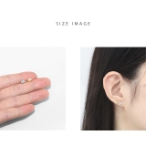 軟骨ピアス ジュエルトライアングル三角キュービックジルコニア ボディピアス | ボディピアス専門店凛RIN | 詳細画像6 