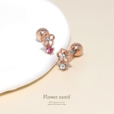 軟骨ピアス ジュエルフラワー花小さめキュービックジルコニア ボディピアス | ボディピアス専門店凛RIN | 詳細画像2 