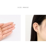 ボディピアス軟骨ピアス プリンセスティアラクラウン ジュエル王冠チャーム付き | ボディピアス専門店凛RIN | 詳細画像6