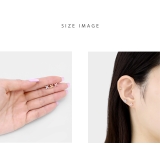 軟骨ピアス フラワー花ジュエルキュービックジルコニア風車 ボディピアス | ボディピアス専門店凛RIN | 詳細画像7