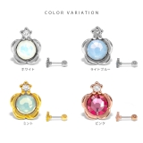 軟骨ピアス かわいい ジュエルフラワー花小さめミルキーカラー | ボディピアス専門店凛RIN | 詳細画像9