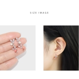 軟骨ピアス 蝶々ジュエル揺れるかわいいジルコニア ボディピアス | ボディピアス専門店凛RIN | 詳細画像6