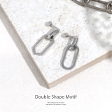 軟骨ピアス 金属アレルギー対応シェイプ揺れるラウンドオーバルヘキサゴン ボディピ… | ボディピアス専門店凛RIN | 詳細画像2 