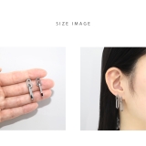 軟骨ピアス 金属アレルギー対応シェイプ揺れるラウンドオーバルヘキサゴン ボディピ… | ボディピアス専門店凛RIN | 詳細画像6 