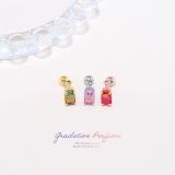 軟骨ピアス 香水瓶パフュームボトル キュービックジルコニアグラデーションストレー… | ボディピアス専門店凛RIN | 詳細画像2 