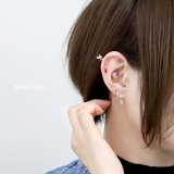 軟骨ピアス 香水瓶パフュームボトル キュービックジルコニアグラデーションストレー… | ボディピアス専門店凛RIN | 詳細画像4 