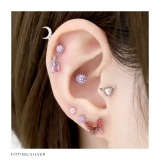 軟骨ピアス 香水瓶パフュームボトル キュービックジルコニアグラデーションストレー… | ボディピアス専門店凛RIN | 詳細画像6 