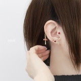 軟骨ピアス クロス十字架 ジュエルキュービックジルコニア | ボディピアス専門店凛RIN | 詳細画像4