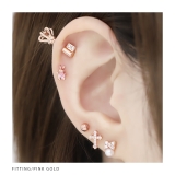 軟骨ピアス クロス十字架 ジュエルキュービックジルコニア | ボディピアス専門店凛RIN | 詳細画像7