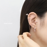 軟骨ピアス はーとリボンジュエル キラキラかわいい揺れる | ボディピアス専門店凛RIN | 詳細画像4 
