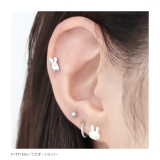 軟骨ピアス うさぎラビット 人参キャロットかわいい | ボディピアス専門店凛RIN | 詳細画像5 