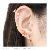 軟骨ピアス うさぎラビット 人参キャロットかわいい | ボディピアス専門店凛RIN | 詳細画像6 