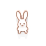 うさぎ・ピンクゴールド | 軟骨ピアス うさぎラビット 人参キャロットかわいい | ボディピアス専門店凛RIN