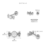 軟骨ピアス キャンディ飴ジュエルキュービックジルコニアかわいい ボディピアス | ボディピアス専門店凛RIN | 詳細画像9