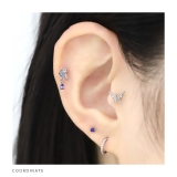 軟骨ピアス ビジュージュエルきれいキュービックジルコニア ボディピアス | ボディピアス専門店凛RIN | 詳細画像5 