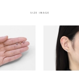 軟骨ピアス ハワイアンホヌウミガメ亀かわいい南国夏 ボディピアス | ボディピアス専門店凛RIN | 詳細画像7 