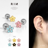 軟骨ピアス 花はなフラワーミニプチ小さめかわいいシンプル ボディピアス | ボディピアス専門店凛RIN | 詳細画像1 