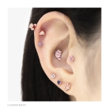 軟骨ピアス 花はなフラワーミニプチ小さめかわいいシンプル ボディピアス | ボディピアス専門店凛RIN | 詳細画像6 