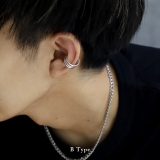 ステンレスイヤリング イヤカフ シルバー2連3連 | ボディピアス専門店凛RIN | 詳細画像4 