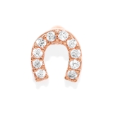 ピンクゴールド | キャッチ ホースシュー馬蹄蹄鉄幸運ていてつジュエル ボディピアス | ボディピアス専門店凛RIN